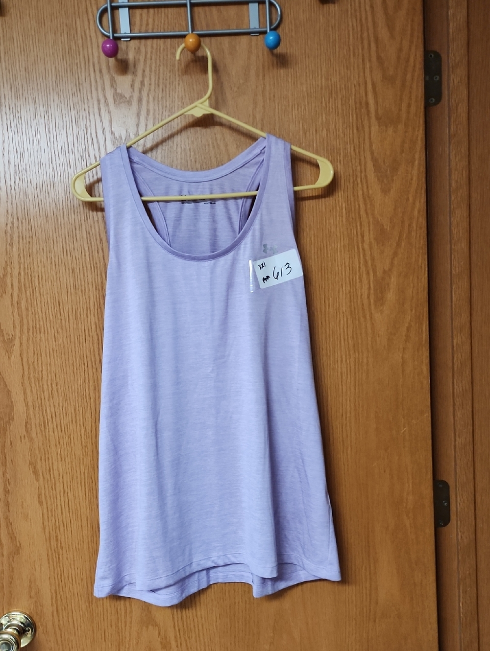 Under Amour Lavender Scoop Neck Tank Top womens xxl number 613